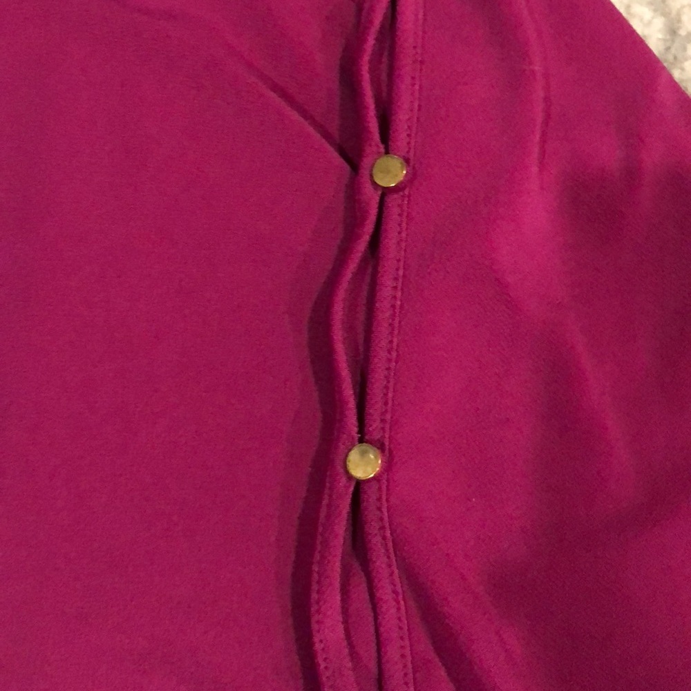 Raspberry blouse M - Picture 3 of 3